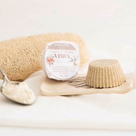 Limpiador facial sólido exfoliante de almendras